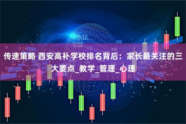 传速策略 西安高补学校排名背后：家长最关注的三大要点_教学_管理_心理