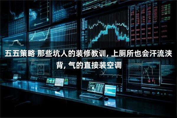 五五策略 那些坑人的装修教训, 上厕所也会汗流浃背, 气的直接装空调