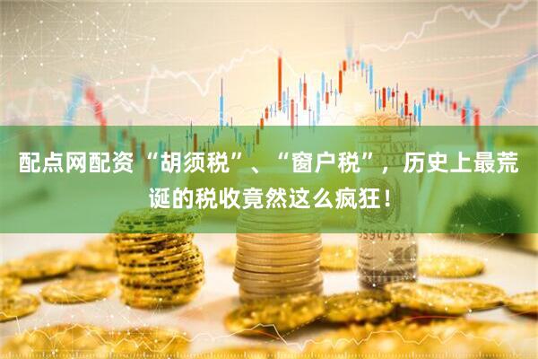 配点网配资 “胡须税”、“窗户税”，历史上最荒诞的税收竟然这么疯狂！